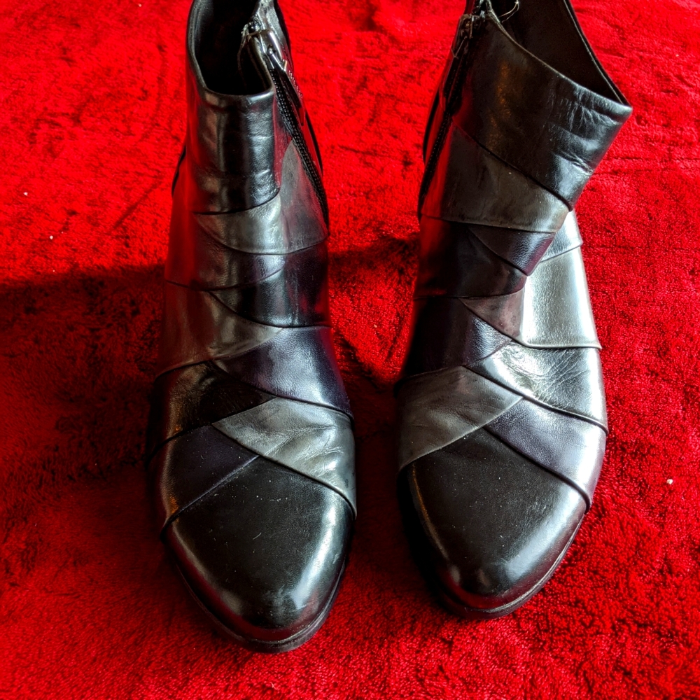 Two Tone Dress Boots